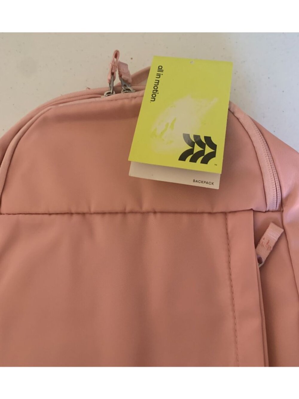 All In Motion Pink Backpack With Padded Straps & Multiple Compartments - Picture 2 of 3